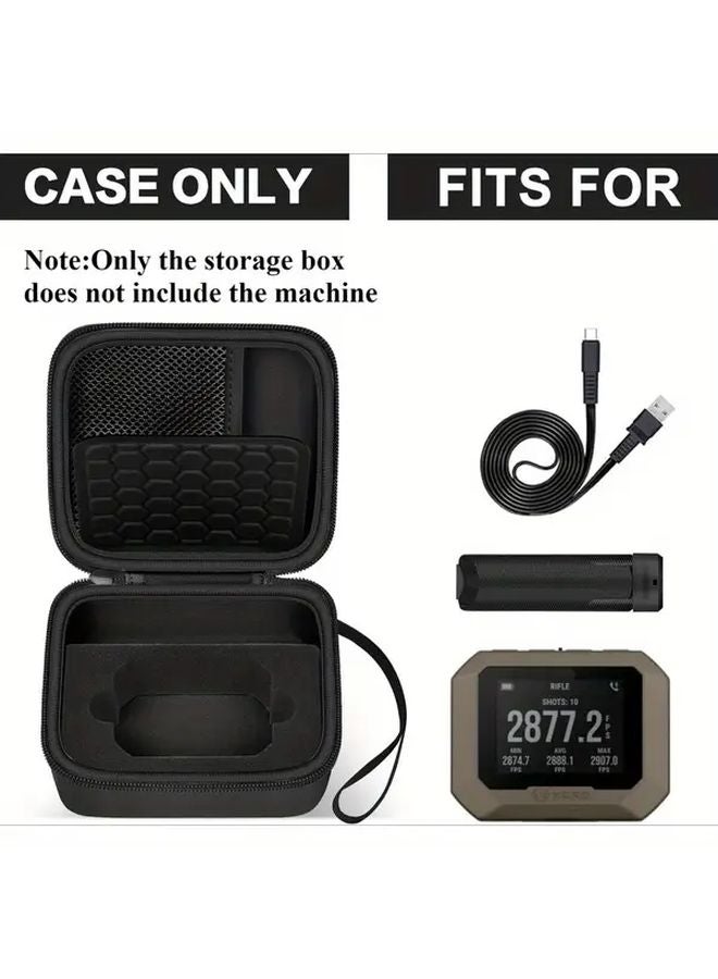 Garmin Xero C1 Pro Chronograph Case Black Ballistic Precision Travel Organizer Storage Bag - Image 3